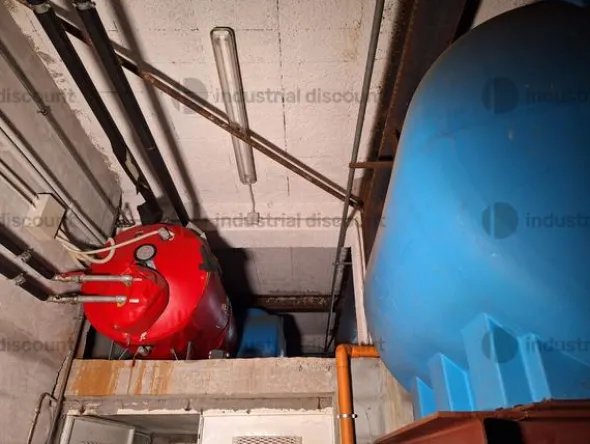 28#9389 Centrale di produzione vapore Biasicentrale di produzione acqua caldaImpianto di accumulo acqua industriale