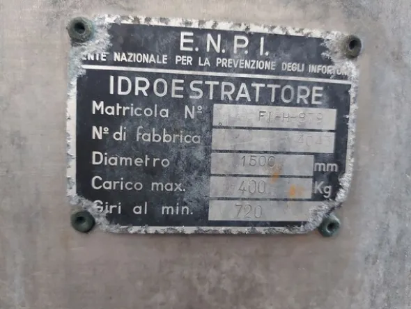 23#8259 Centrifuga di estrazione