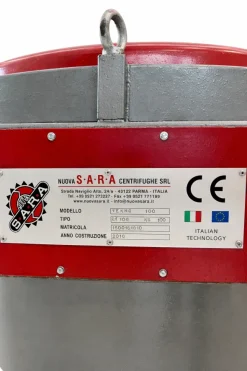 CENTRIFUGA NUOVA SARA TEKNO100 CON 7 CESTELLI E PARANCO