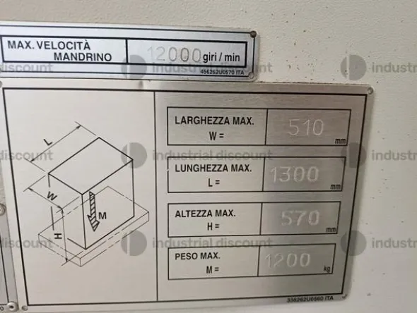 6#9299 Centro di lavoro verticaleMAZAK NEXUS 510 C