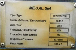Centro di Lavoro verticale MECAL MC 305 FAT TM