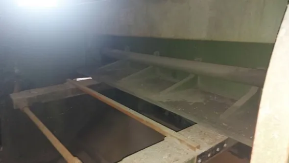 2#6553 Cesoia a ghigliottina Industrie Meccaniche CBC