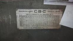 2#6553 Cesoia a ghigliottina Industrie Meccaniche CBC