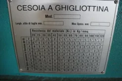 2#4305 Cesoia a ghigliottina Pucci