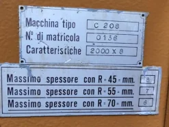 CESOIANOVASTILMEC 2000 X 8 TIPO C 208.