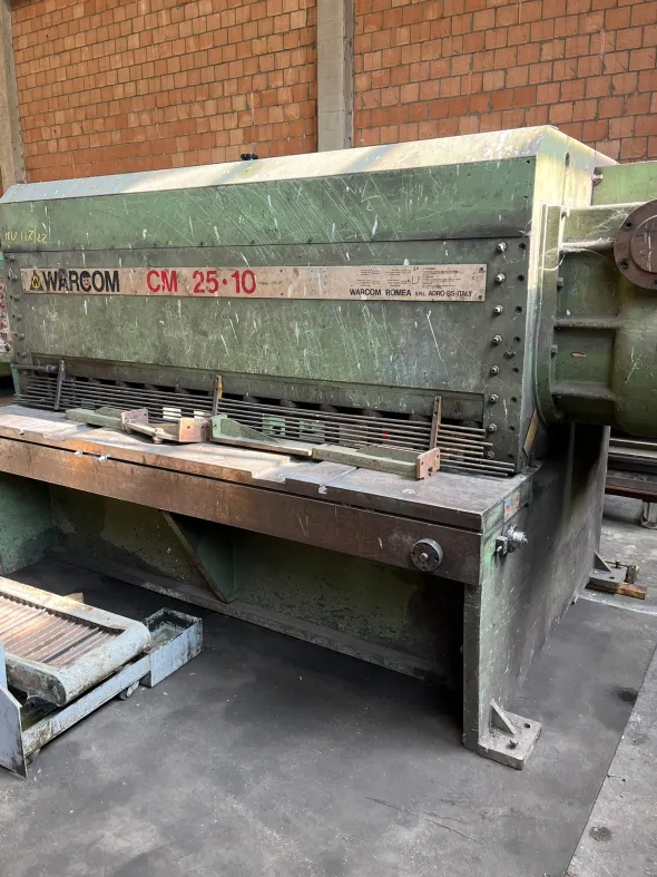Cesoia WARCOM 2500X10mm usata