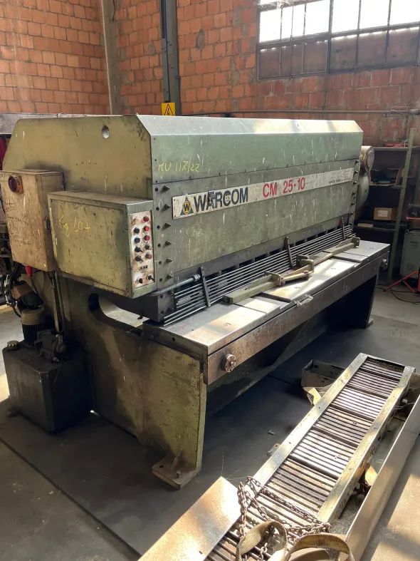 Cesoia WARCOM 2500X10mm usata