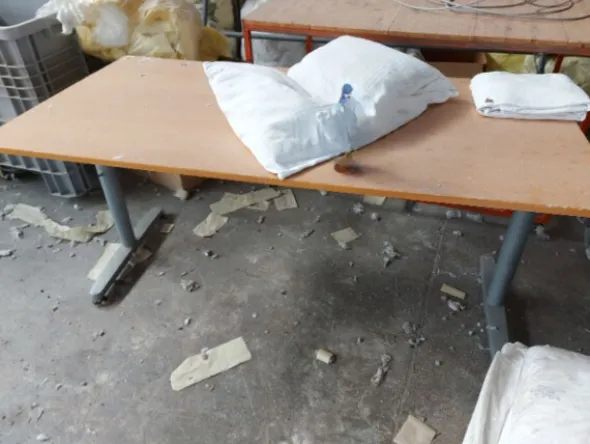 9#8011 Ceste portabiancheria e materiale tessile