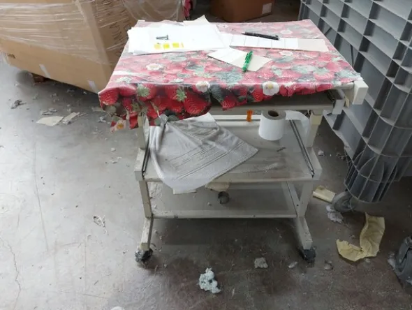 9#8011 Ceste portabiancheria e materiale tessile