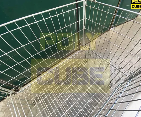 Ceste zincate ripiegabili usate
