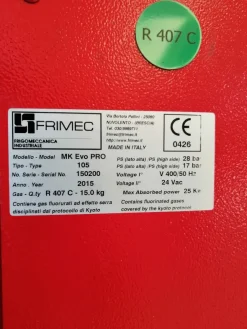 CHILLER FRIGO REFRIGERATORE