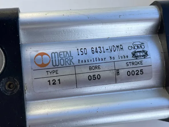 Cilindro pneumatico Metal Work ISO 6431-VDMA