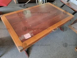 49#9481 Comodini in legno e tavolo