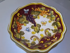 2#8661 Complementi da tavola artigianali in ceramica e stoffa