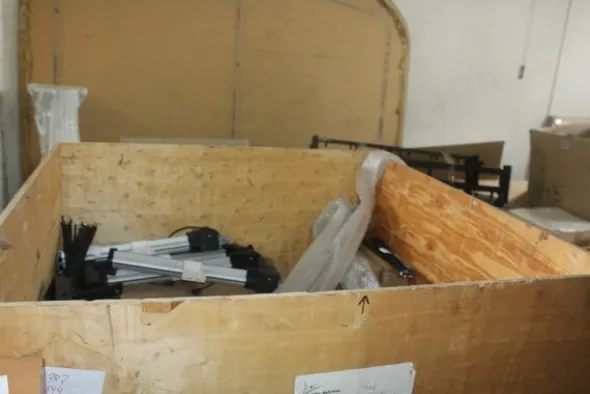 5#6512 Componenti tappezzeria e meccanismi elettrici
