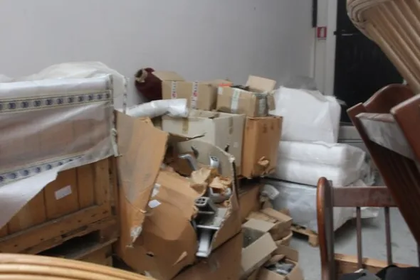 5#6512 Componenti tappezzeria e meccanismi elettrici
