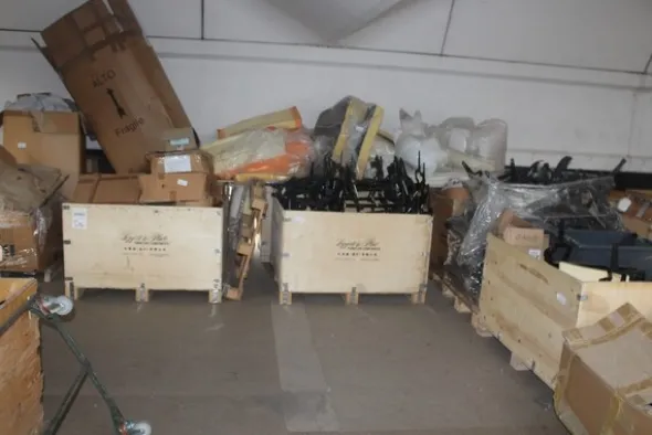 5#6512 Componenti tappezzeria e meccanismi elettrici