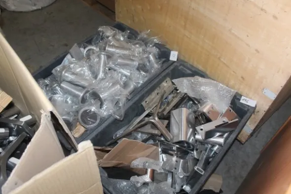 5#6512 Componenti tappezzeria e meccanismi elettrici
