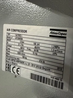COMPRESSORE A VITE GA7VSD ATLAS COPCO