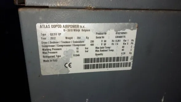11#6815 Compressore d'aria Atlas Copco Airpower