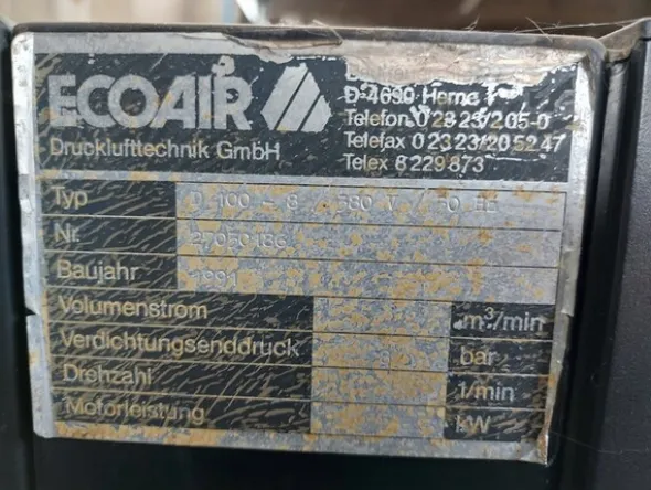 18#6400 Compressore Ecoair D100/5