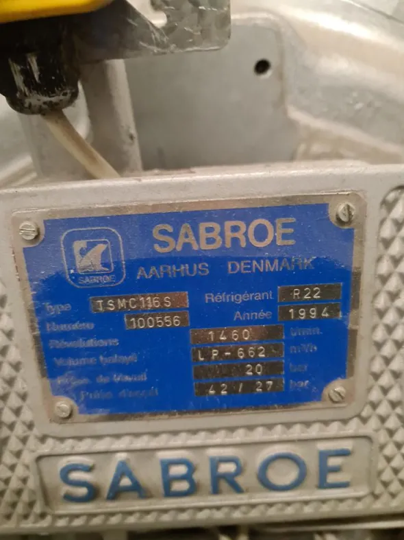 Compressore frigorifero SABROE TSMC116 S