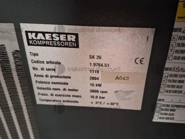 42#9818 Compressore Kaeser ed essiccatore FSN