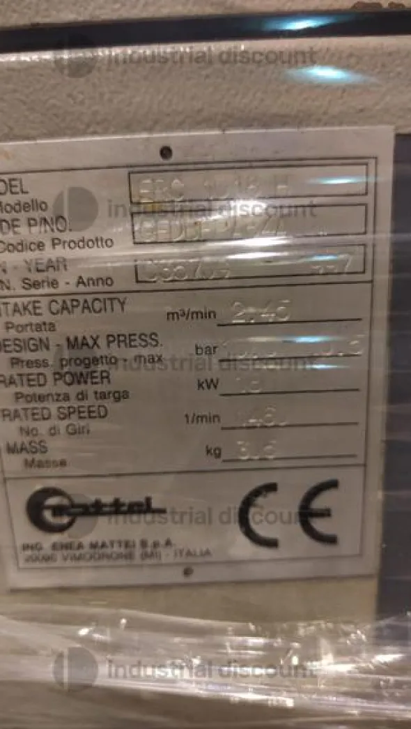 8#9701 Compressore Mattei ERC1018H