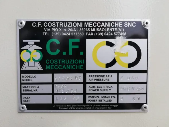 Confezionatrice per alimenti