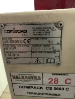 19#4790 Confezionatrice Retraibile ComipackCompatta 5600