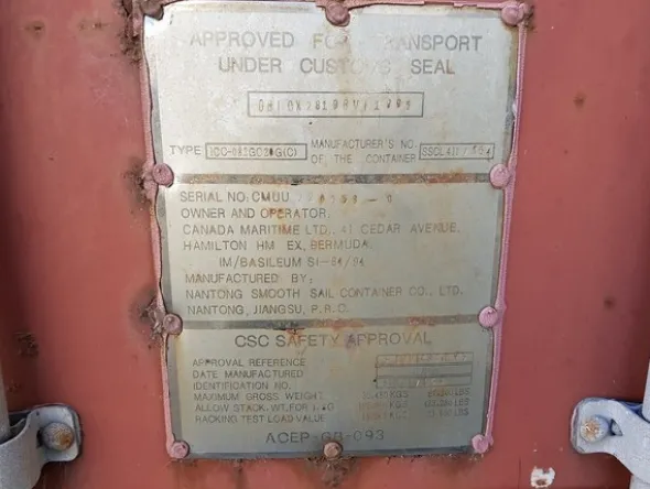2#50380 Container