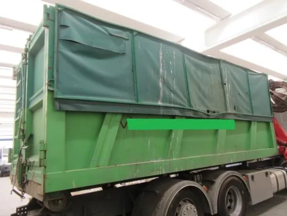 2197#3561 Container con copertura a telo
