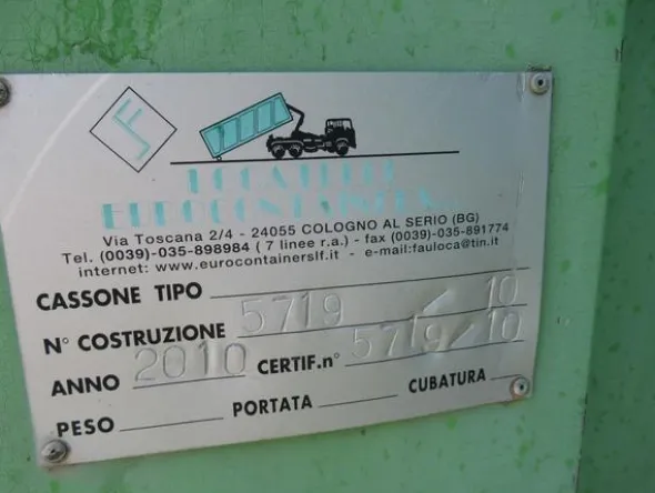 2032#3561 Container Locatelli Eurocontainers