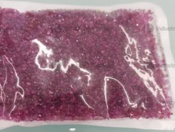 9#9289 Corindone naturale varietà zaffiro rosa taglio rotondo sfaccettato