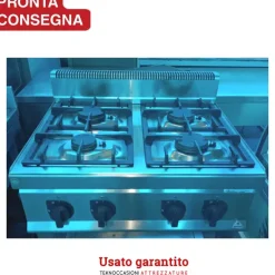 Cucina a gas professionale 4 Berto's usato garantito
