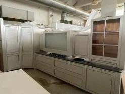 7#8083 Cucina in rovere spazzolato grigio