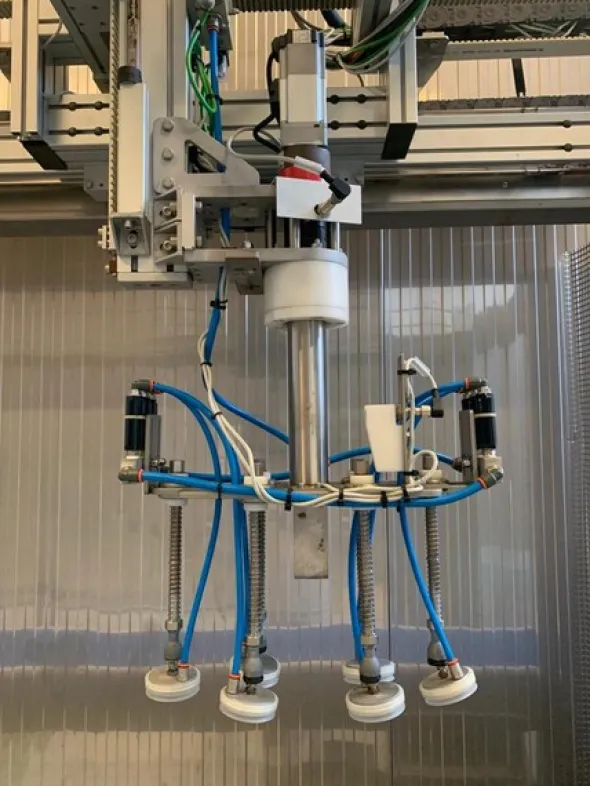 2#6025 Depallettizzatore/Pallettizzatore Alutec