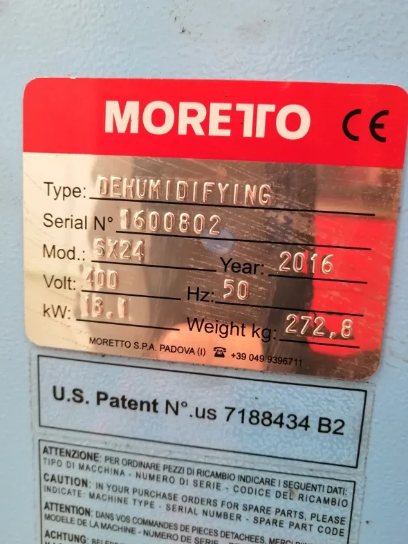 DEUMIDIFICATORE MORETTO600 LITRI