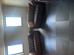 Divani in pelle rossa