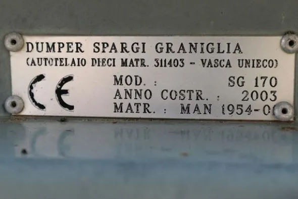 3090#4392 Dumper spargi graniglia