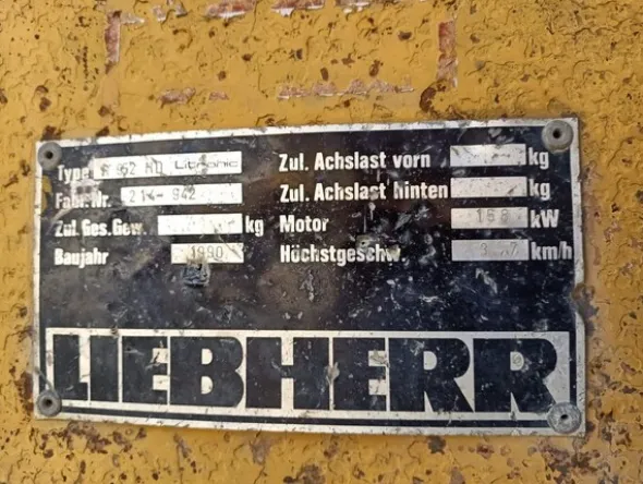 2#7693 Escavatore cingolato Liebherr