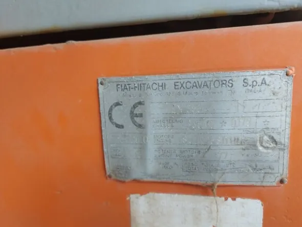 26#7850 Escavatore Fiat Hitachi EX 355