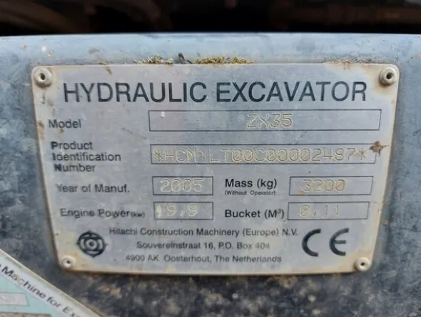 1#6454 Escavatore idraulico cingolato Hitachi