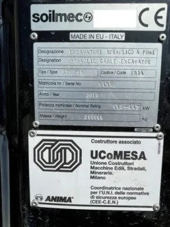 3#7286 Escavatore idraulico Soilmec