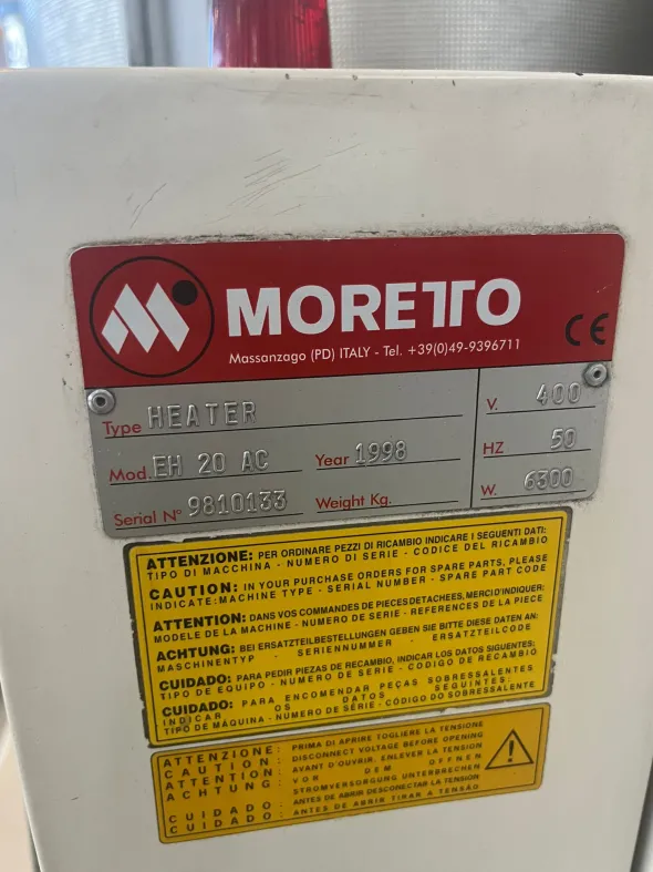 ESSICCATORE MORETTO - EH 20 AC