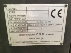 72#8549 Evacuatore Fumi Saldatrice SIAD