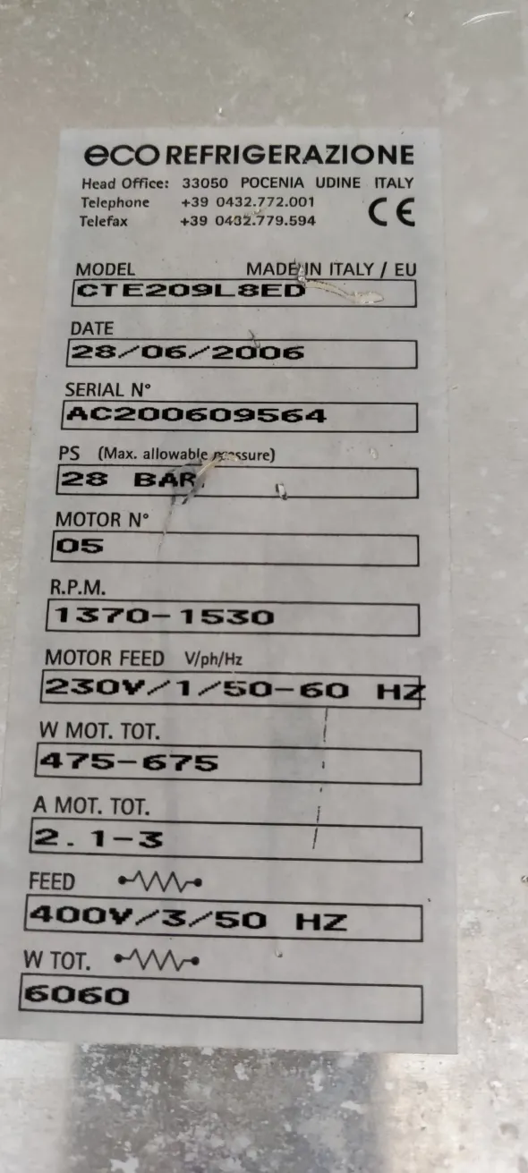 Evaporatore LUVATA CTE209L8ED