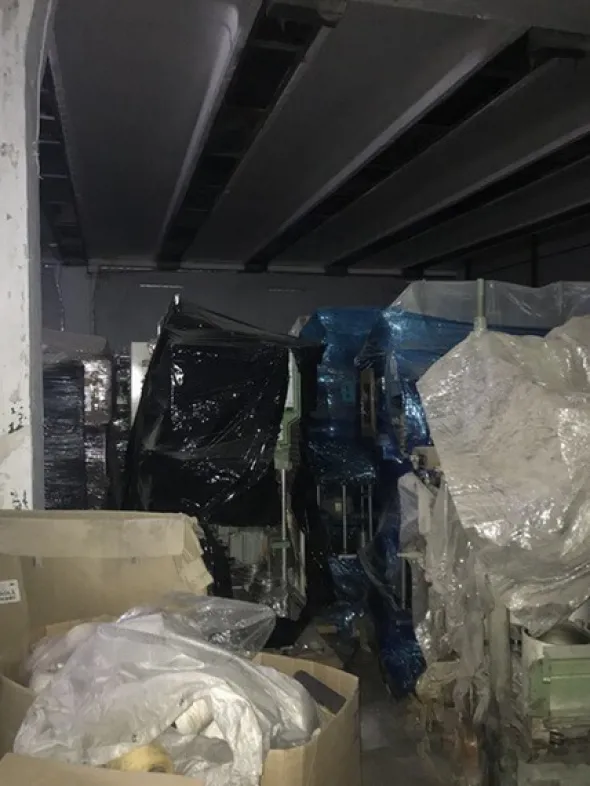 1#5436 Filatoio per produzione ciniglia Giesse e orditoio Mazzoni
