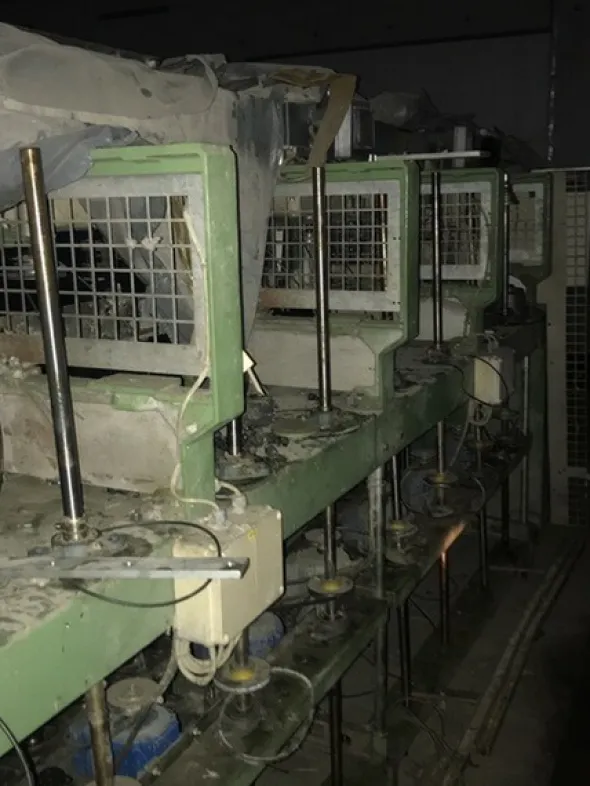 1#5436 Filatoio per produzione ciniglia Giesse e orditoio Mazzoni