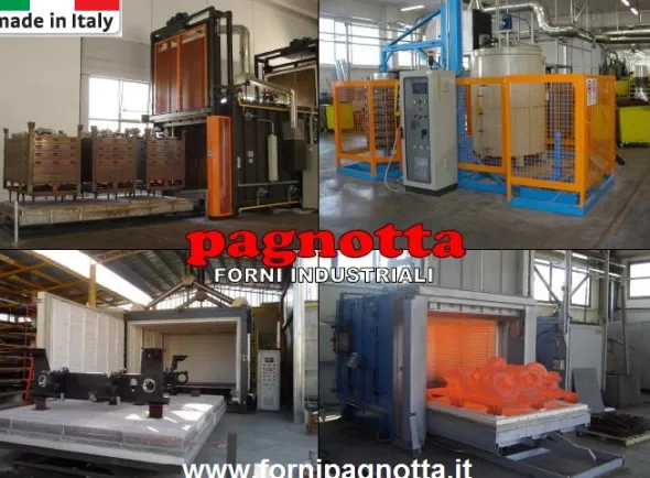 Forno a carro per trattamenti termici acciai
